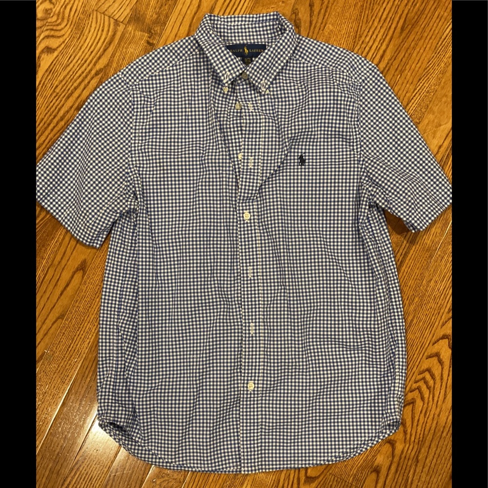 Boys short sleeve button down